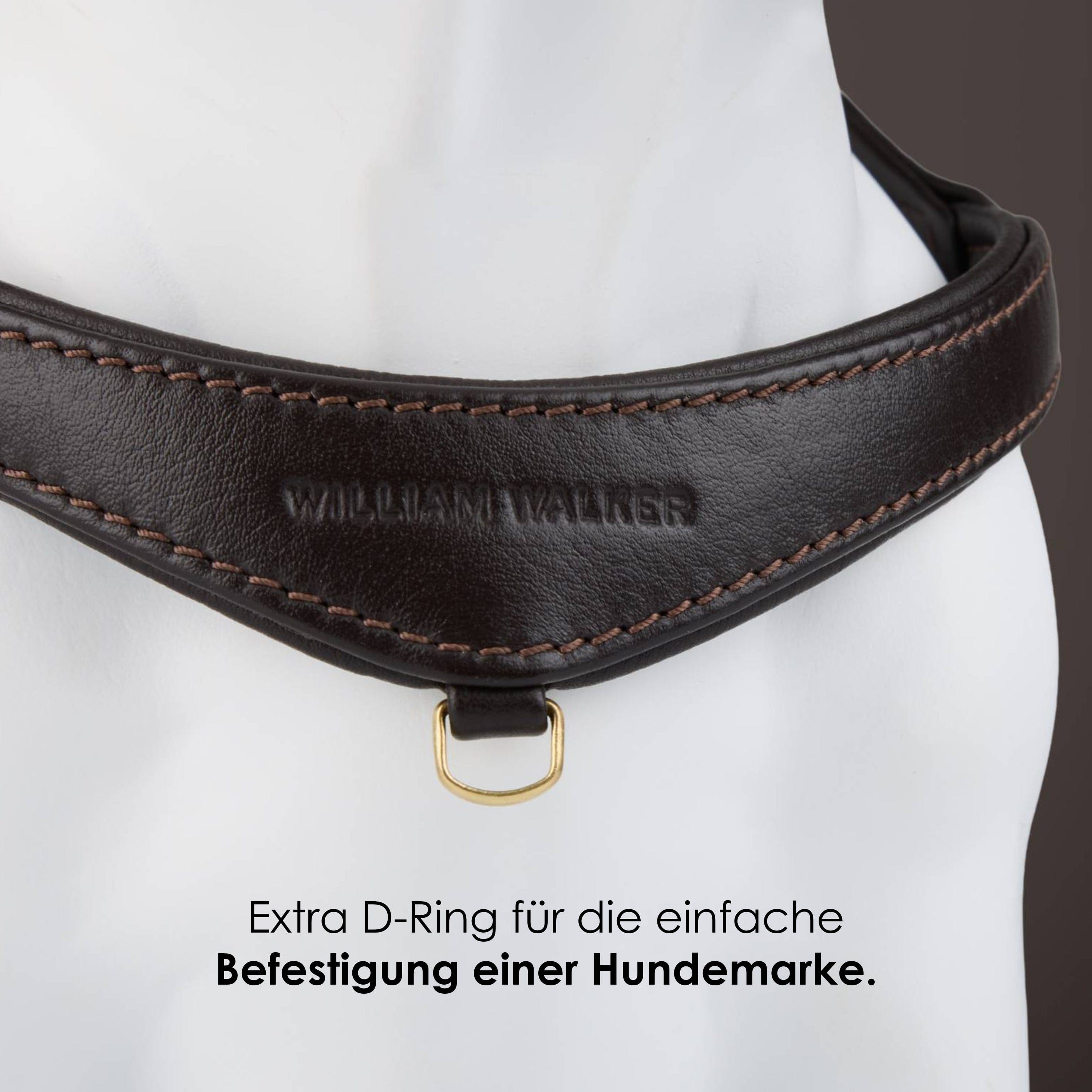 William Walker Step-In Leder Geschirr Pico für kleine Hunde