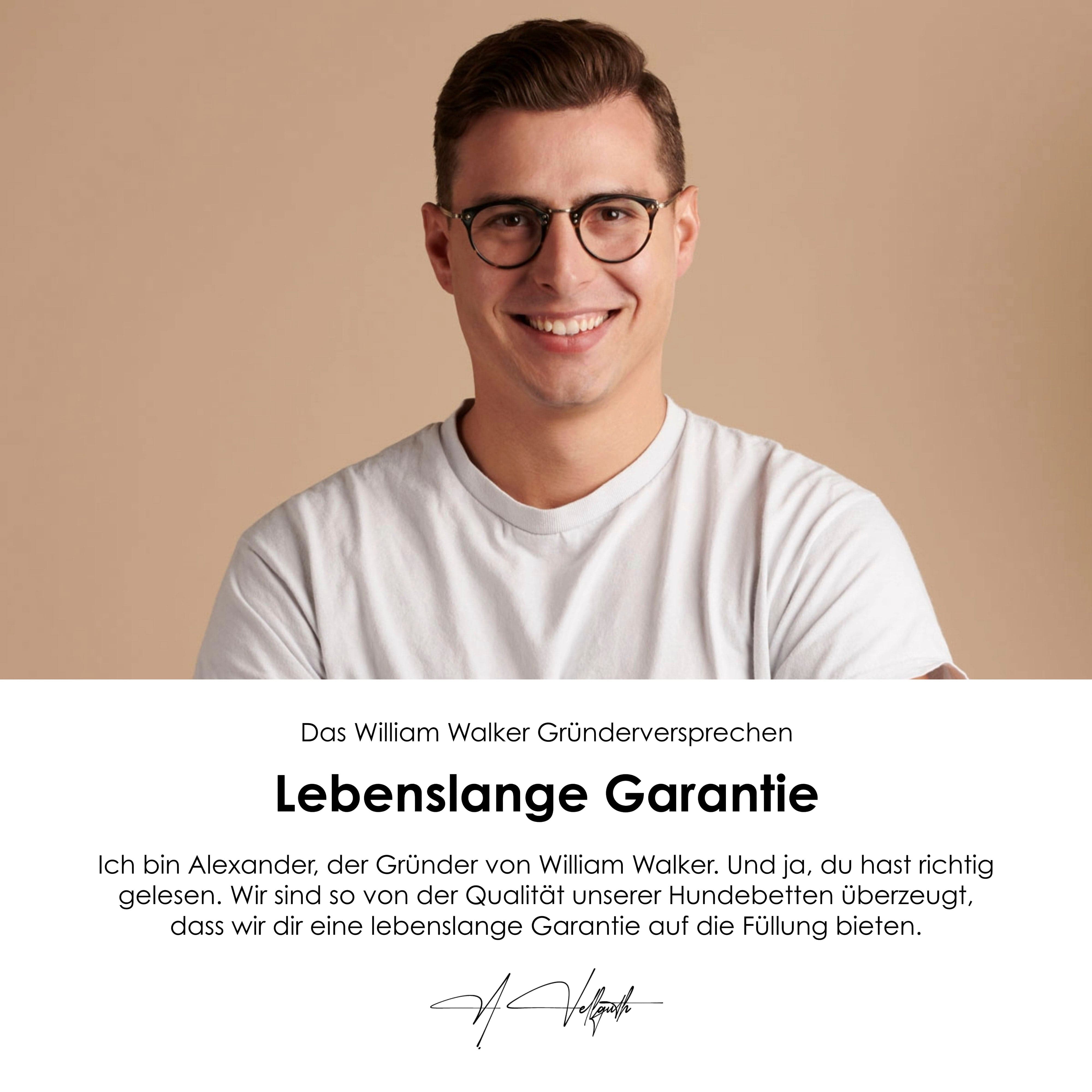 William Walker Orthopädisches Hundebett Cord