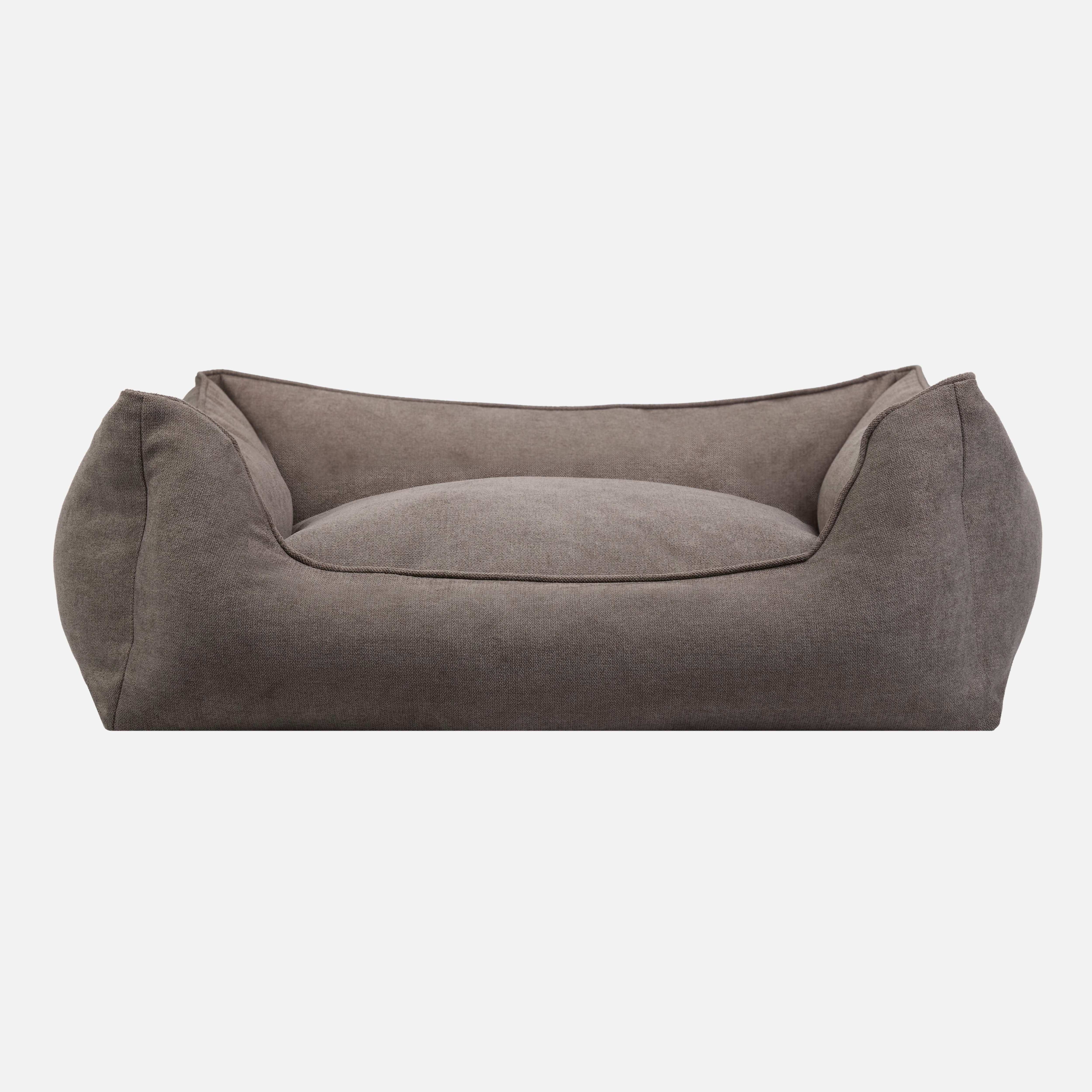 William Walker Orthopädisches Hundebett Plain Stone / S / Kissen (Flocken)