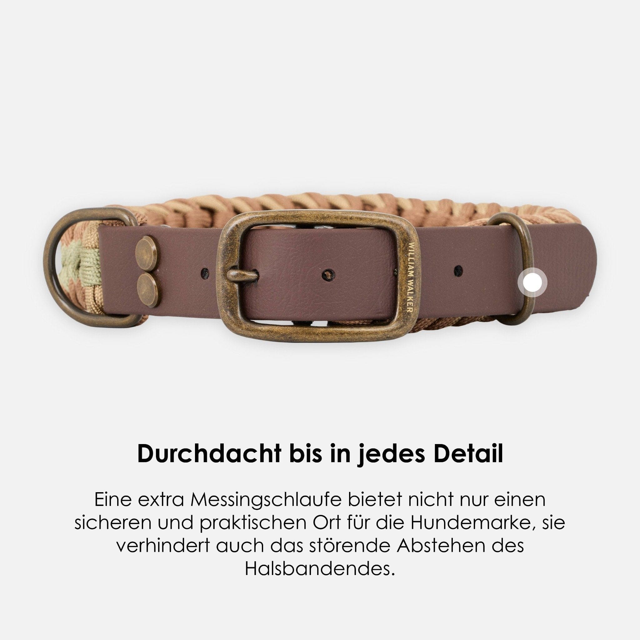 William Walker Paracord BioThane® Hundehalsband Shire // Limited