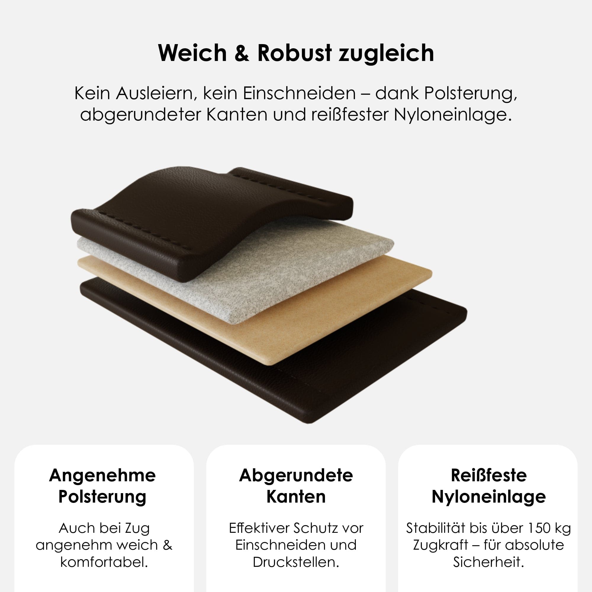 William Walker Hochwertige Leder Hundeleine Earth (Braun)