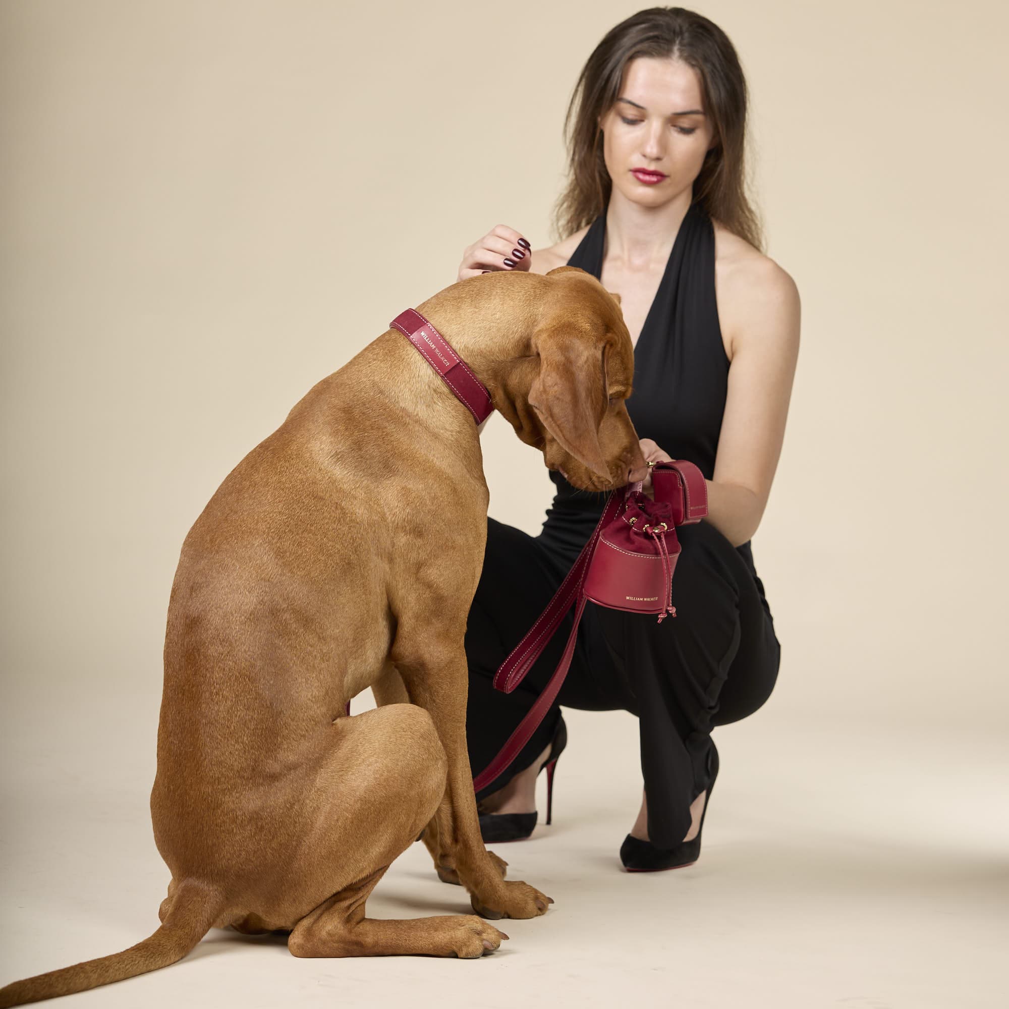 William Walker Leckerlibeutel Lambrusco (Bordeauxrot)