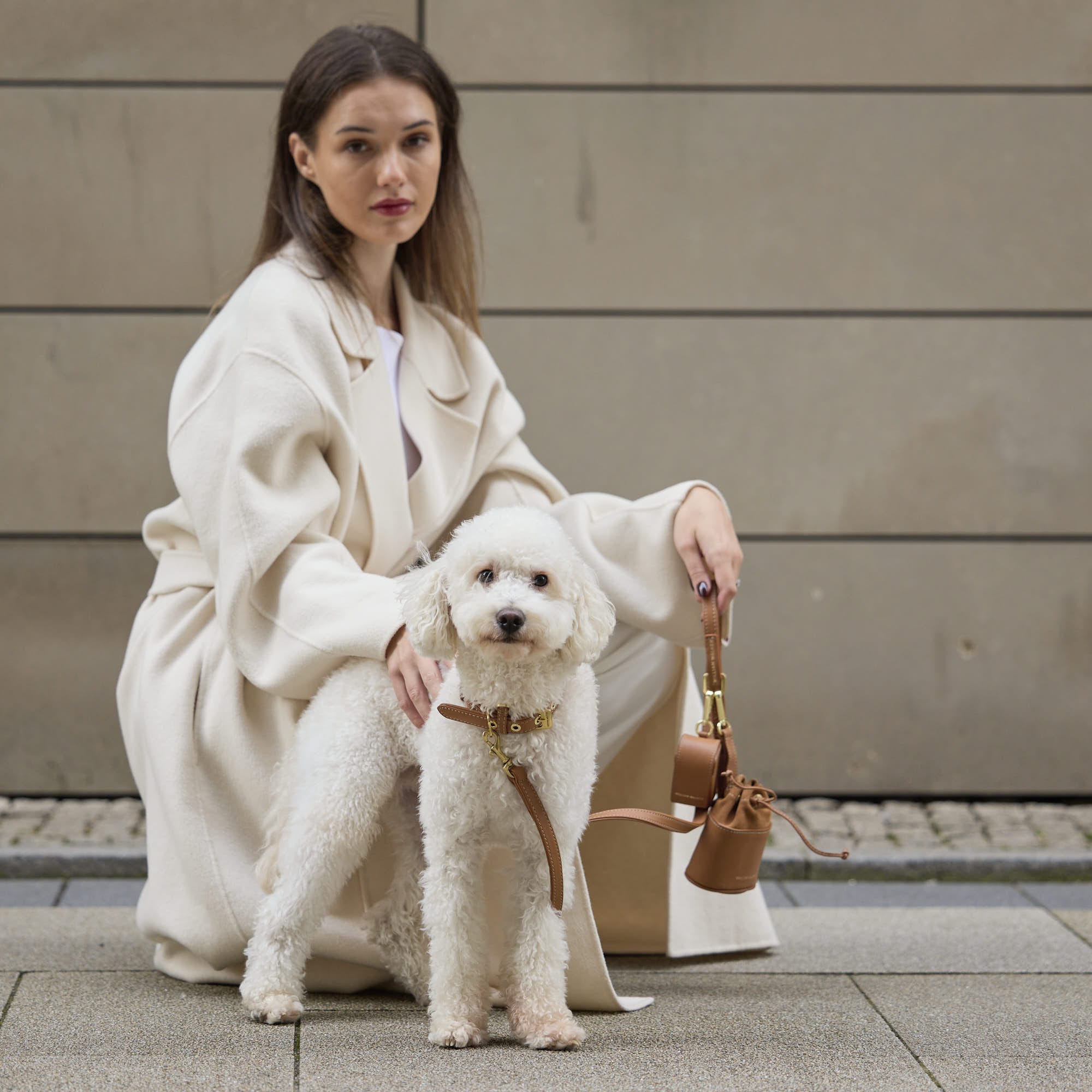 William Walker Kotbeutelspender Caramel