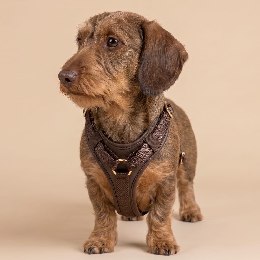 William Walker Leder Hundegeschirr Plain