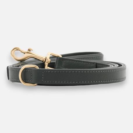 William Walker Correa de cuero Dark Moss (verde bosque), ajustable en 3 posiciones, 2 m, talla estándar