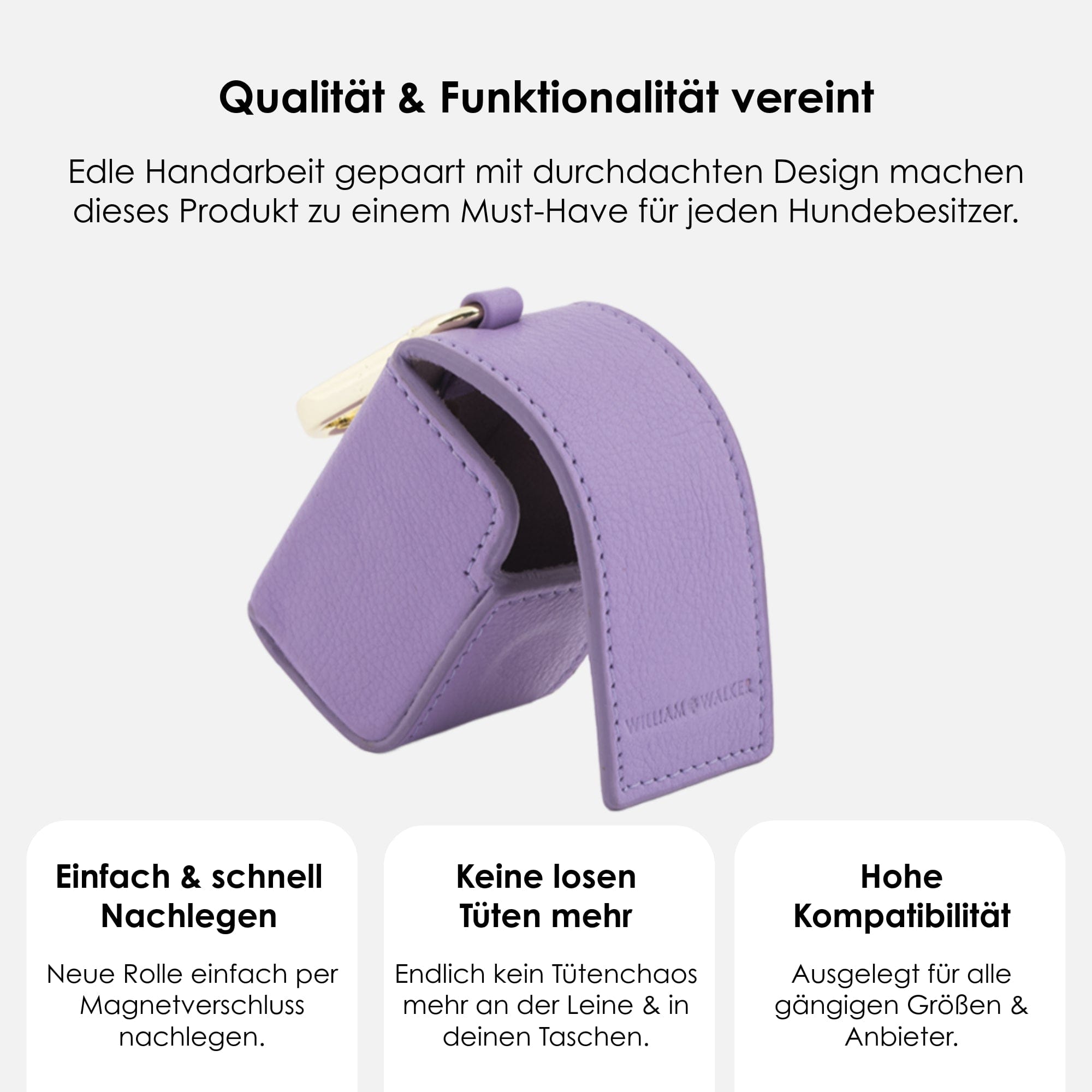 William Walker Kotbeutelspender Lavender (Lila)