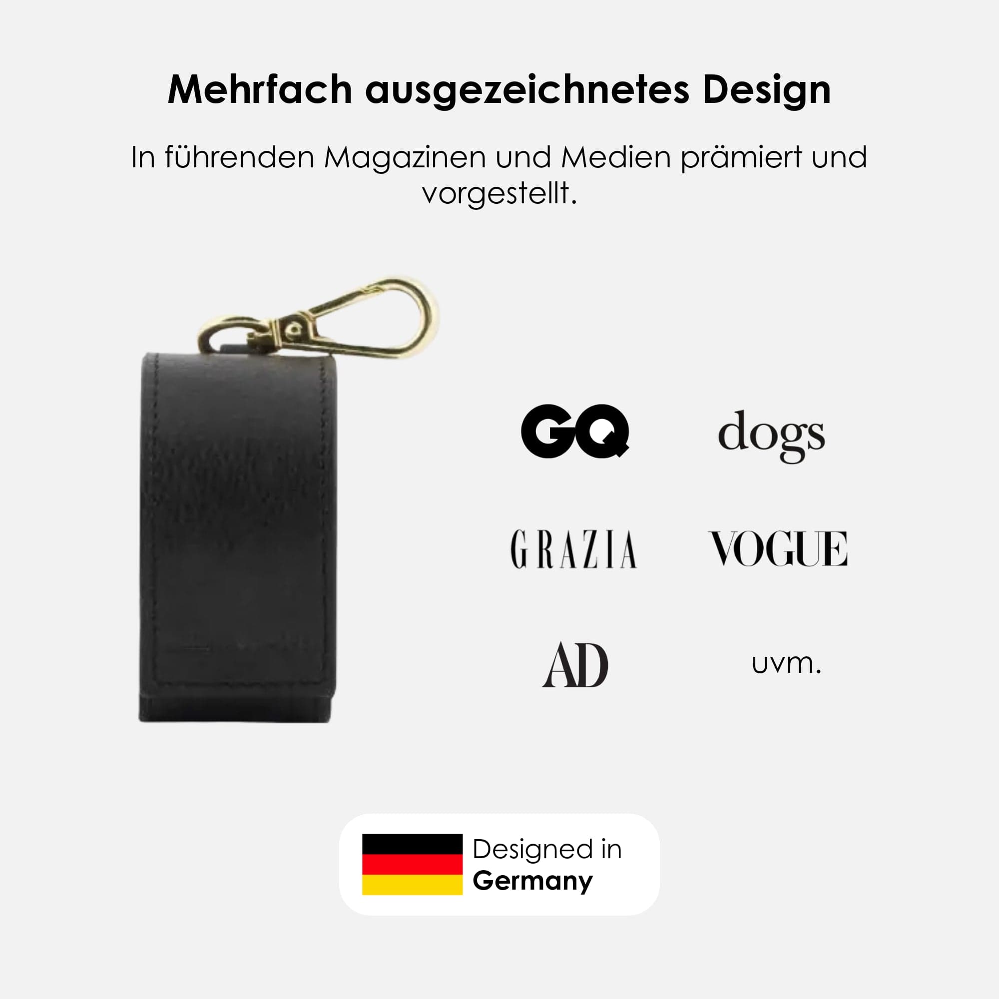 William Walker Kotbeutelspender Noir (Schwarz)