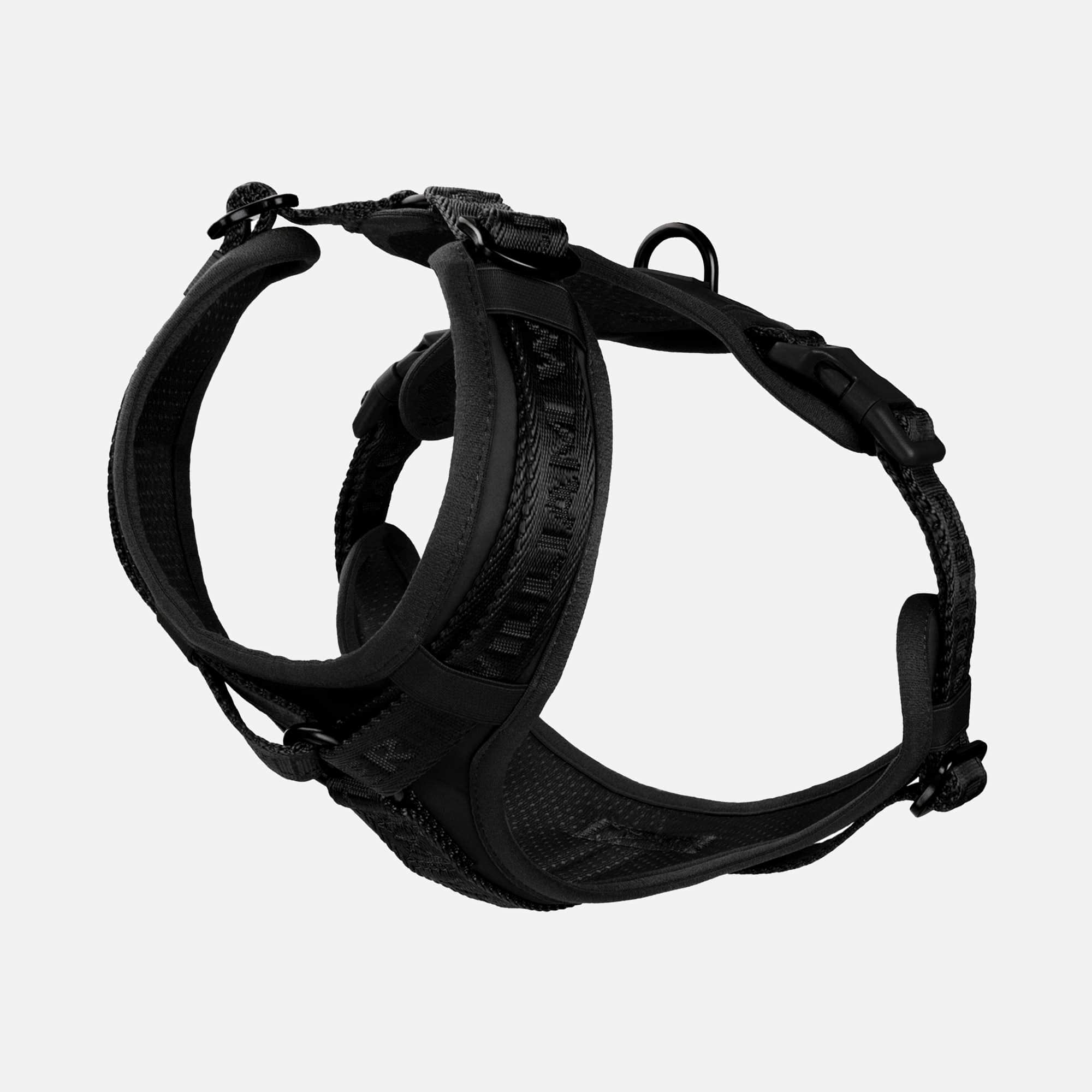 William Walker Hochwertiges schwarzes Y-Hundegeschirr Nero (schwarz)