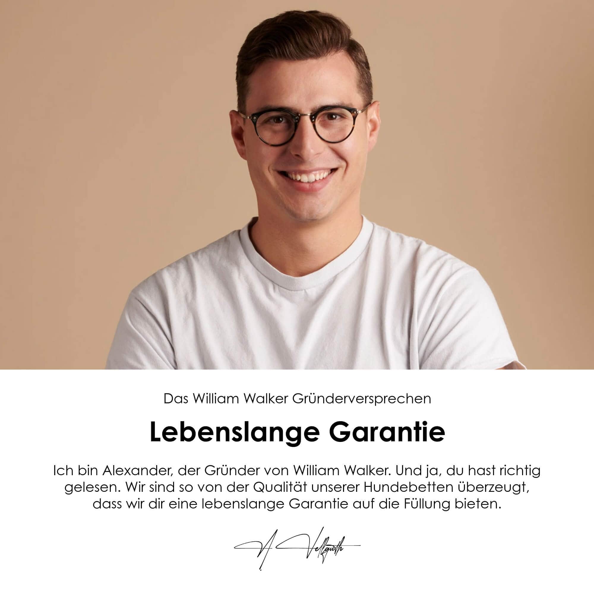 William Walker Orthopädisches Hundebett Luxe