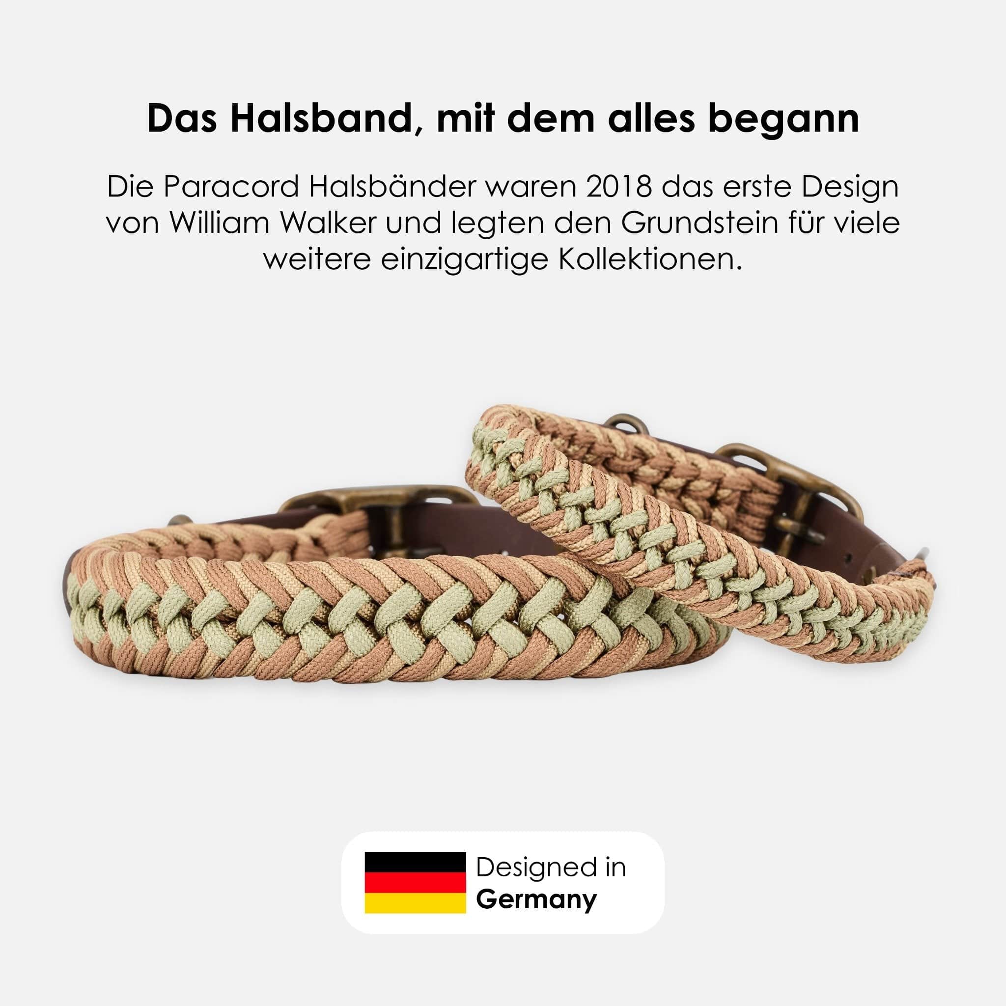 William Walker Paracord BioThane®  Hundehalsband Shire // Limited
