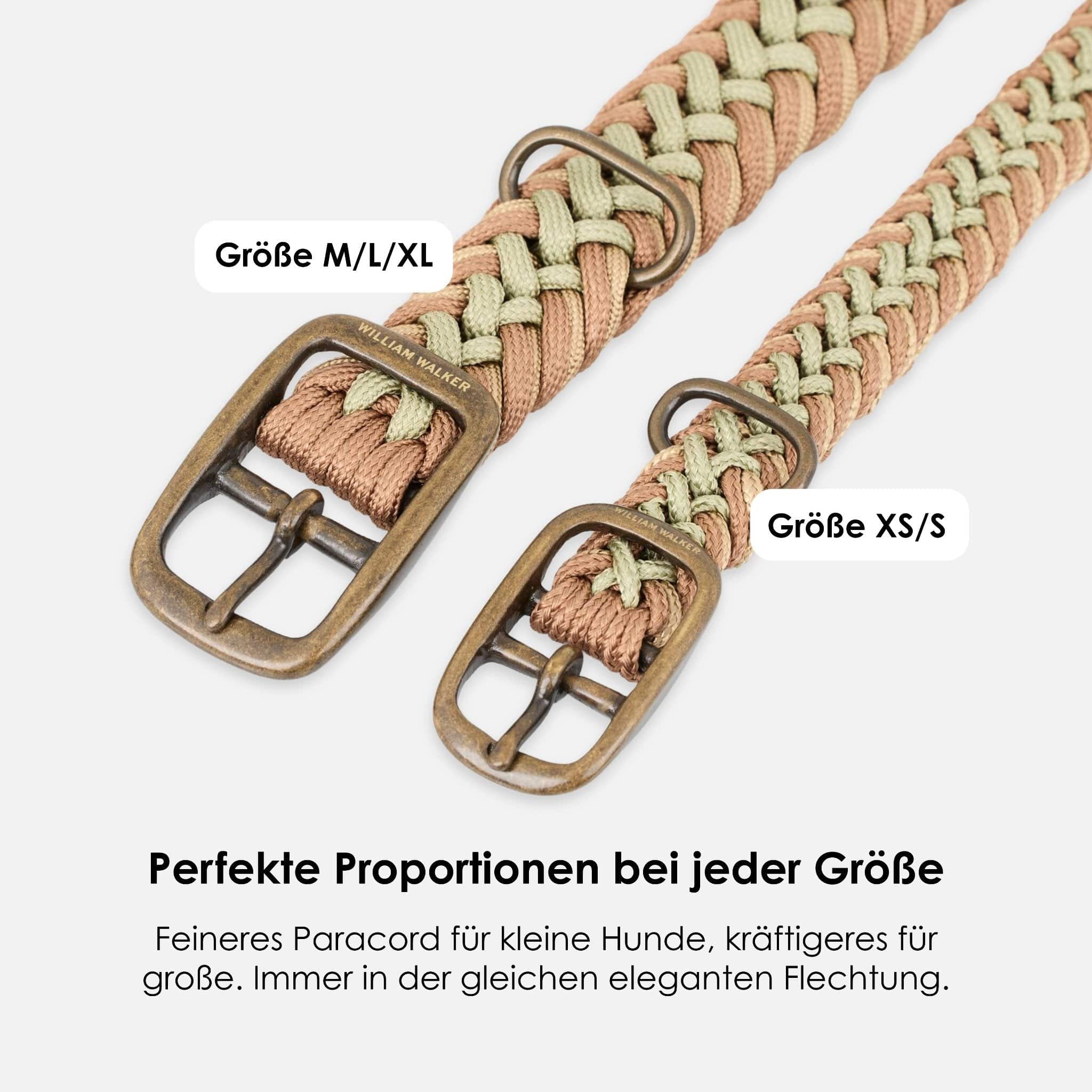 William Walker Paracord BioThane®  Hundehalsband Shire // Limited