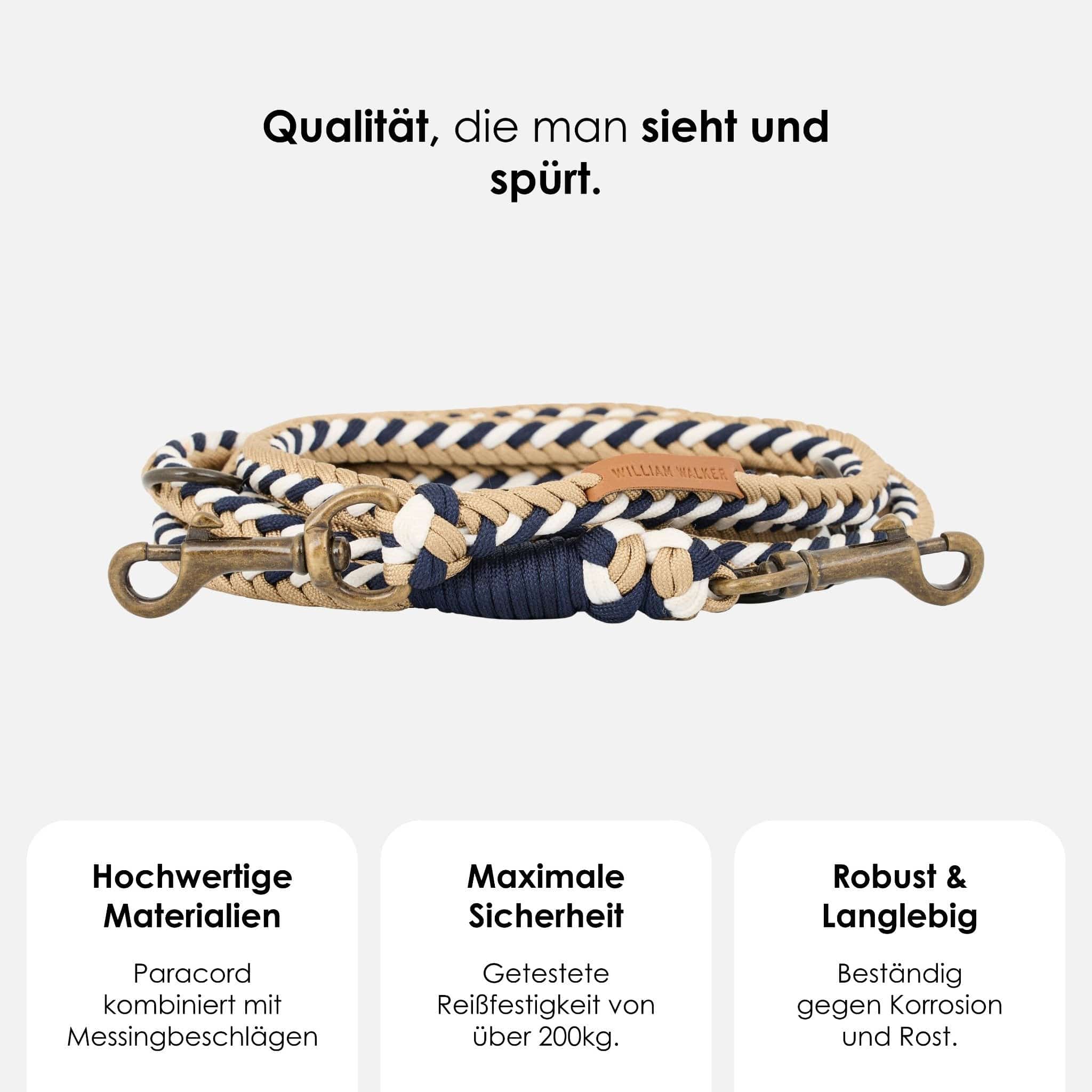 William Walker Paracord Hundeleine Hanseatic // Limited