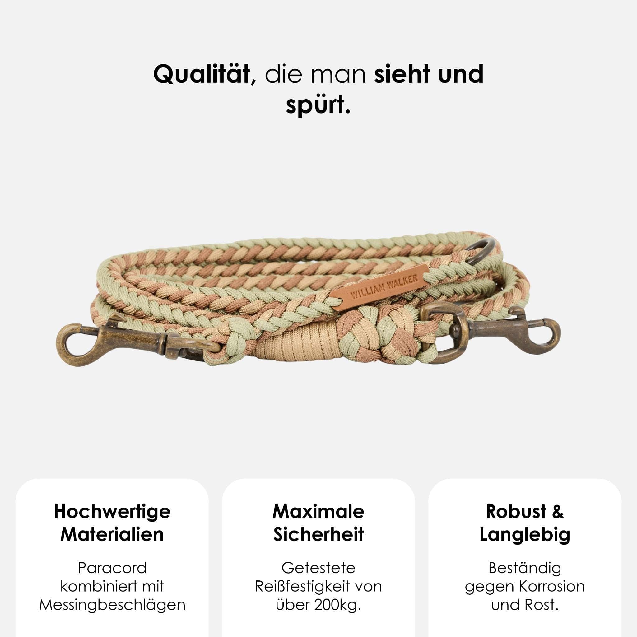 William Walker Paracord Hundeleine Shire // Limited