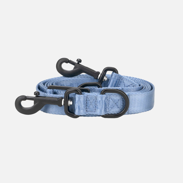Jacquard Nylon Hundeleine Sky (Hellblau)