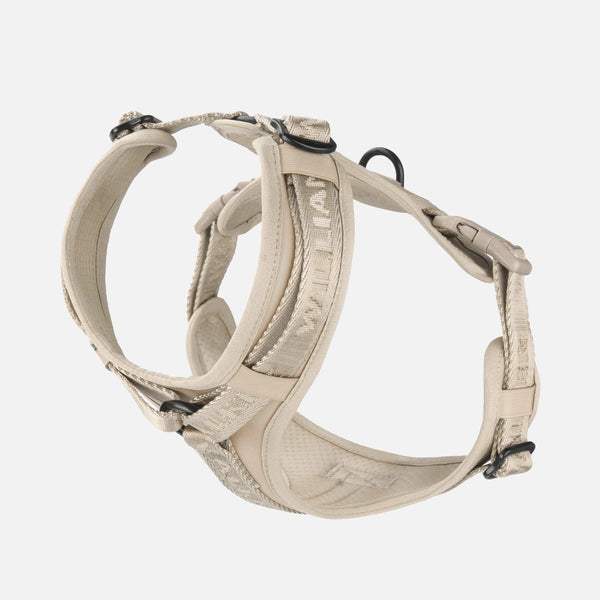 Hochwertiges Y-Hundegeschirr Sand (beige)