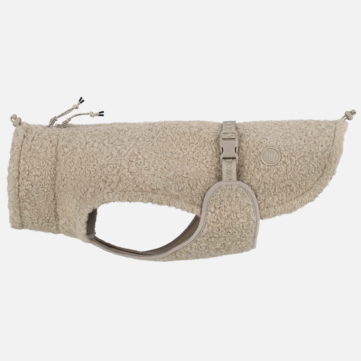 William Walker Gemütlicher Fleece Hundemantel Cozy für Dackel Sand / 2